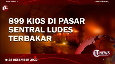 [Video] 899 Kios di Pasar Sentral Makassar Hangus Dilalap Api