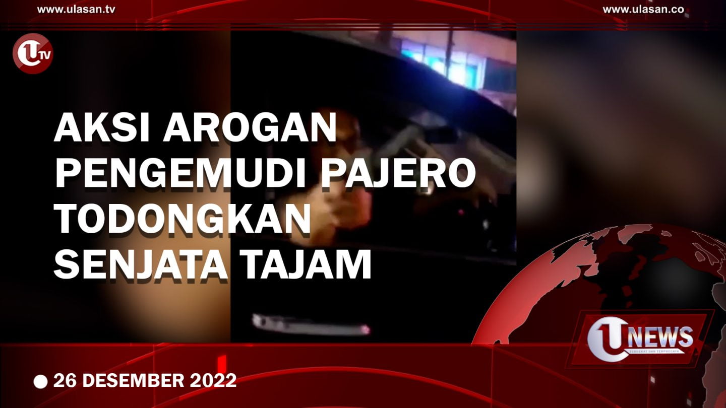 [Video] Aksi Pengemudi Todongkan Senjata Tajam ke Pengendara Lain