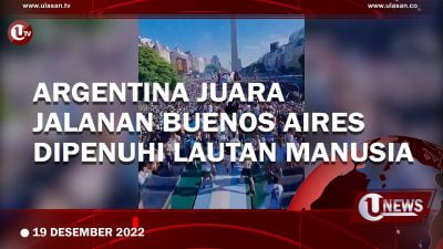 [Video] Argentina Juara, Warga Rayakan Di Jalanan Buenos Aires