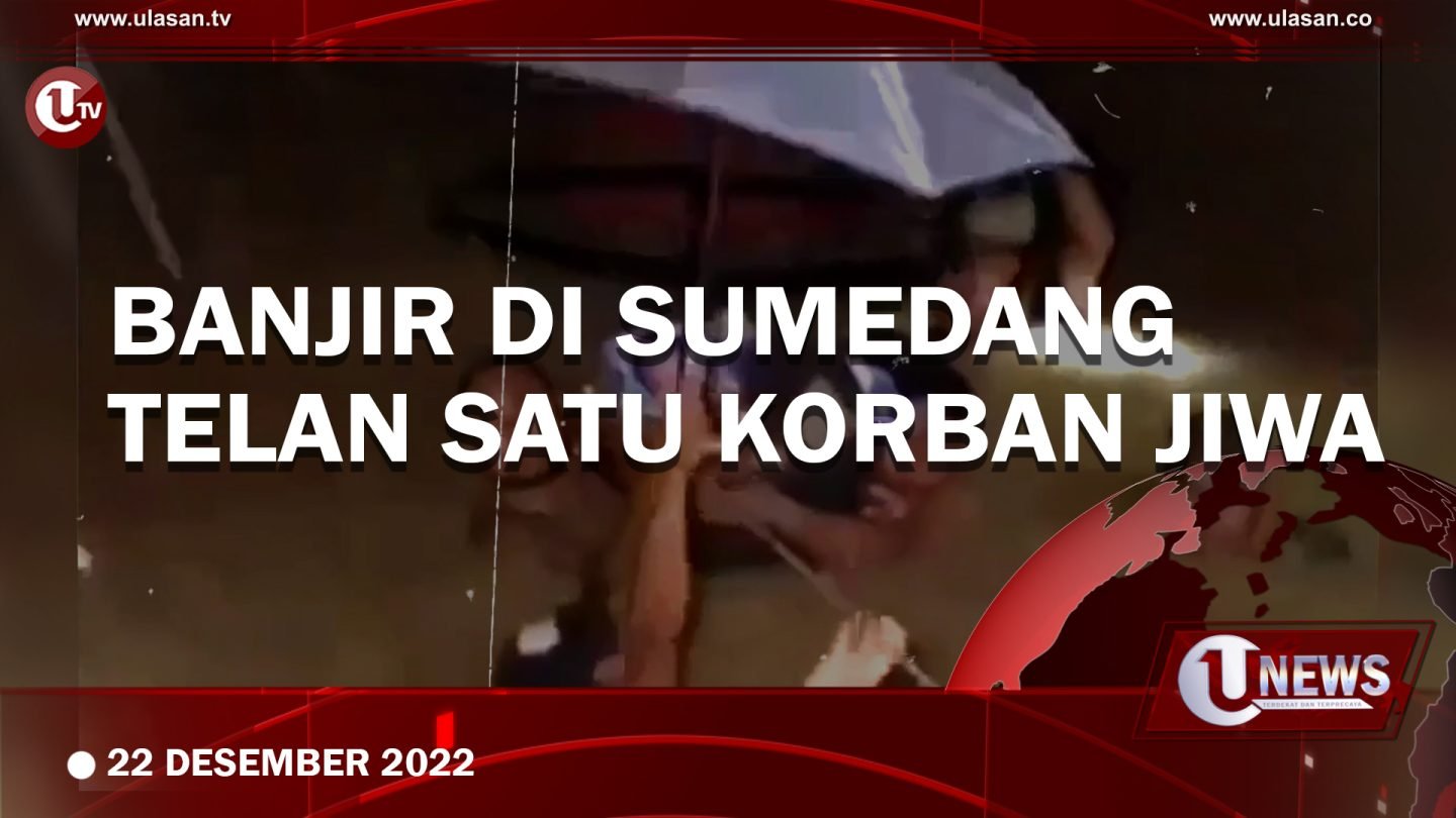 [Video] Banjir di Sumedang, Satu Warga Meninggal Terseret Arus