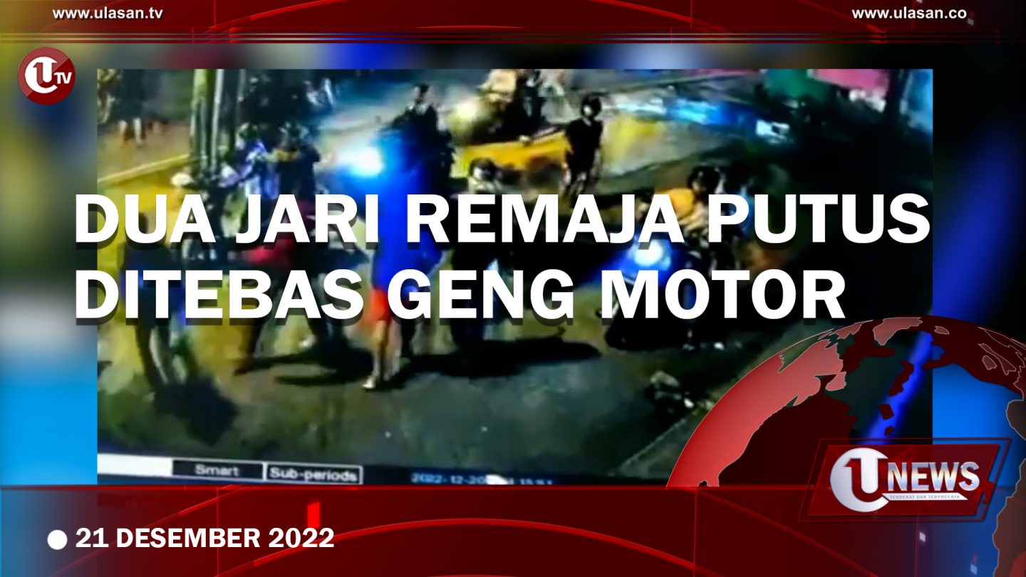 [Video] Dua Jari Remaja Putus Ditebas Geng Motor