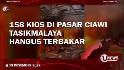 [Video] 158 Kios di Pasar Ciawi Tasikmalaya Hangus Terbakar