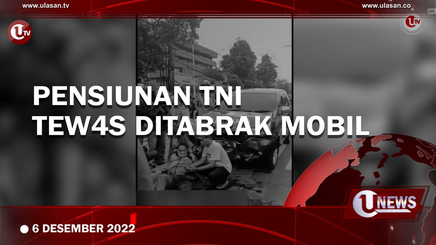 [Video] Pensiunan TNI Tewas Ditabrak Mobil Saat Dibonceng Anak