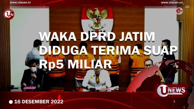 [Video] Wakil Ketua DPRD Jatim Diduga Terima Suap Rp5 Miliar