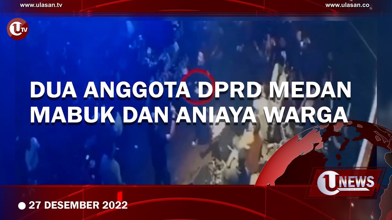 [Video] Beredar Video CCTV Dua Anggota DPRD Medan Mabuk