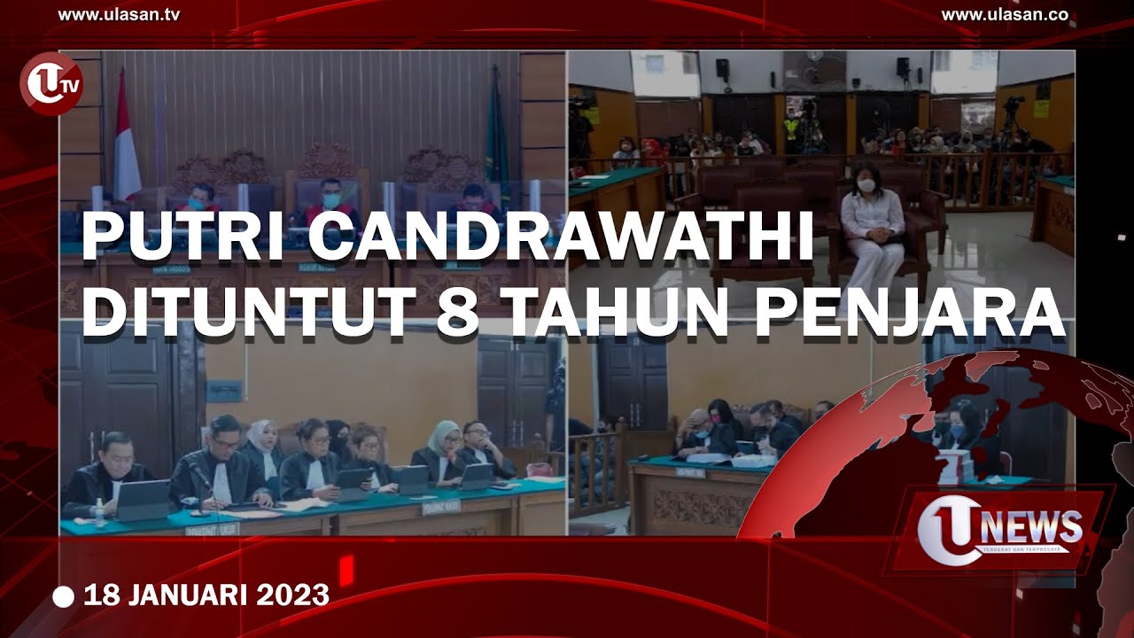 [Video] Putri Candrawathi Dituntut 8 Tahun Penjara