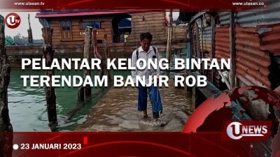 [Video] Pelantar Kelong Bintan Terndam Banjir Rob Setinggi 10 Sentimeter
