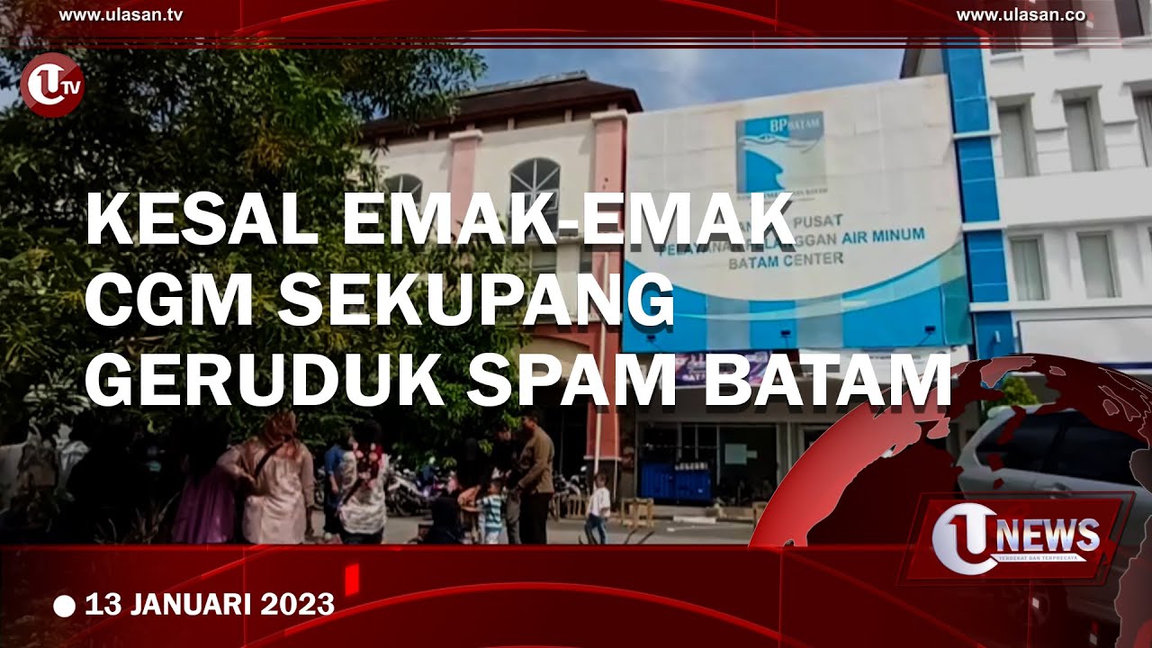 [Video] Kesal Air Tak Ngalir, Warga CGM Sekupang Datangi SPAM Batam