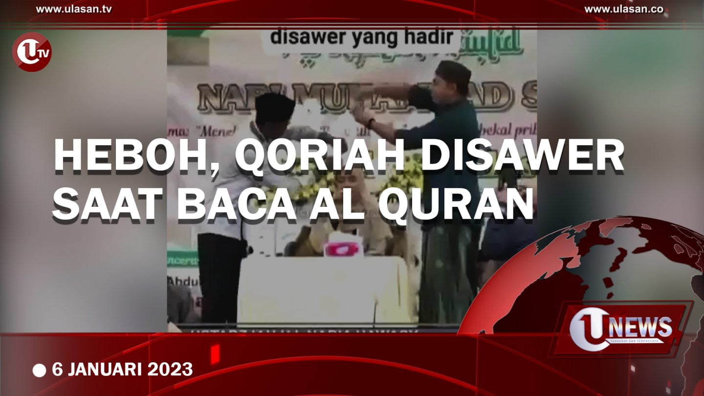 [Video] Viral, Qoriah Disawer Saat Lantunkan Ayat Al Quran