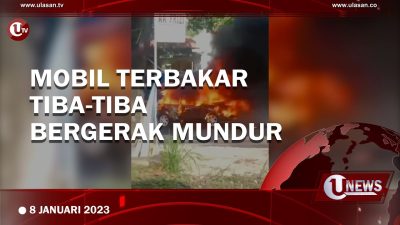 [Video] Mobil Bawa 4 Penumpang Terbakar di Jalur Wisata Curug