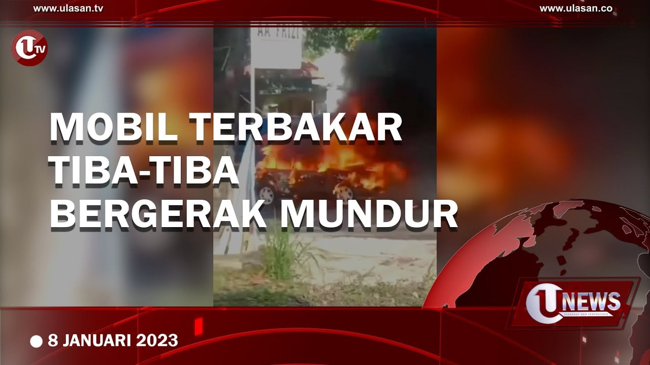 [Video] Mobil Bawa 4 Penumpang Terbakar di Jalur Wisata Curug