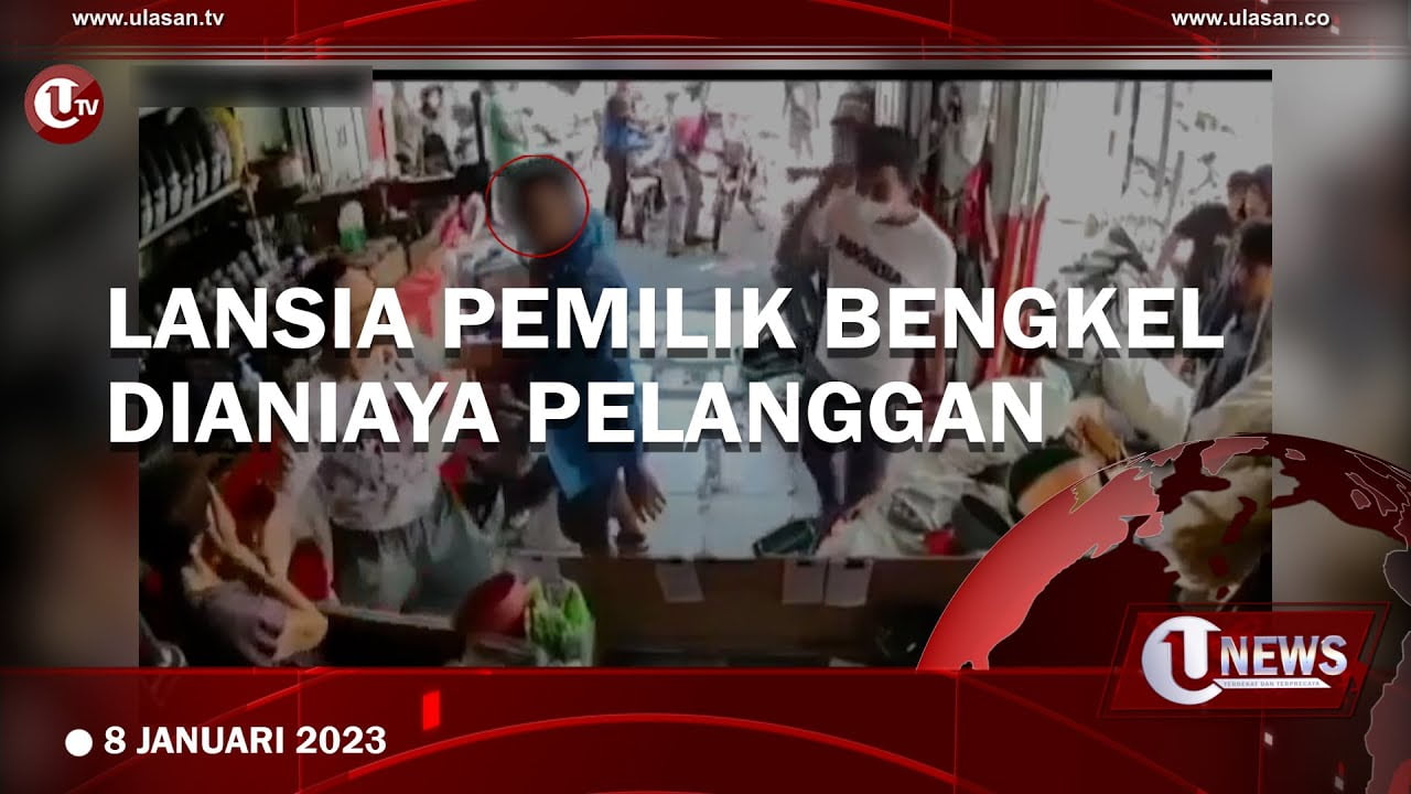 [Video] Lansia Pemilik Bengkel di Medan Dianiaya Pelanggan