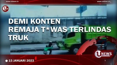 [Video] Demi Konten Remaja Tewas Terlindas Truk