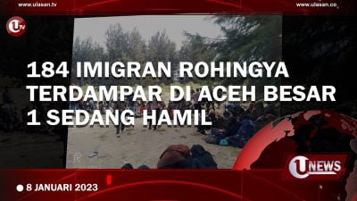 [Video] Lagi, 184 Pengungsi Rohingya Terdampar di Aceh Besar