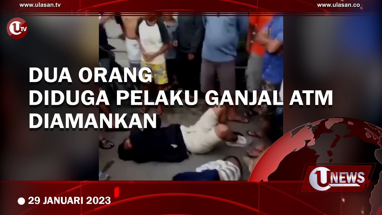 [Video] Dua Orang Diduga Pelaku Ganjal ATM Diamankan