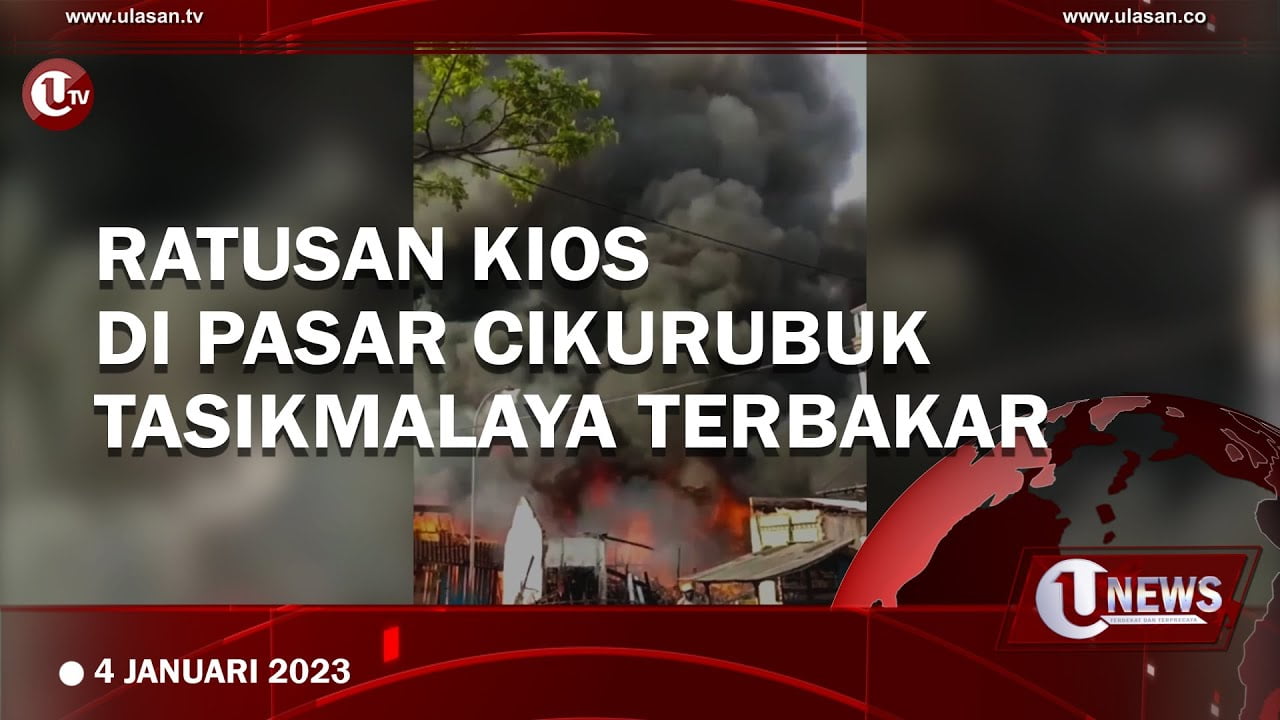 [Video] Pasar Onderdil dan Beis Bekas di Tasikmalaya Ludes Terbakar