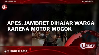 [Video] Motor Mogok, Seorang Jambret Dihajar Warga