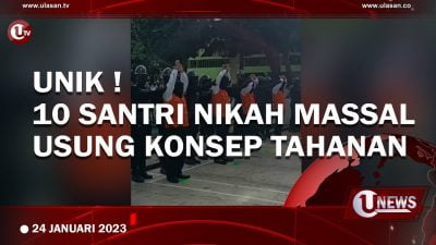 [Video] 10 Pasang Santri Nikah Massal di Ponpes Miftahul Huda Ciamis