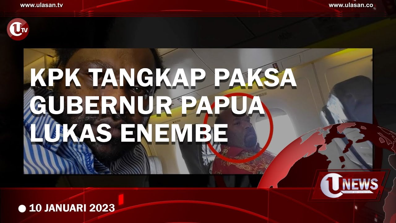 [Video] Ditangkap KPK, Gubernur Papua Lukas Enembe Diterbangkan ke Jakarta