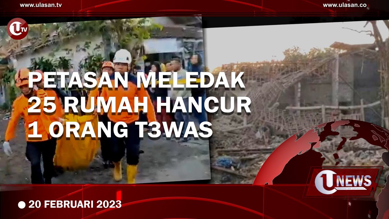 Ledakan Petasan di Blitar, 25 Rumah Hancur Satu Orang Tewas