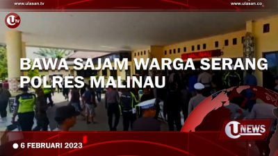 [Video] Ratusan Warga Serang Polres Malinau dan Lakukan Perusakan