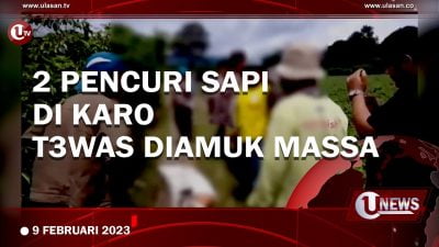 [Video] Dua Pencuri Sapi di Kabupaten Karo Tewas Diamuk Massa