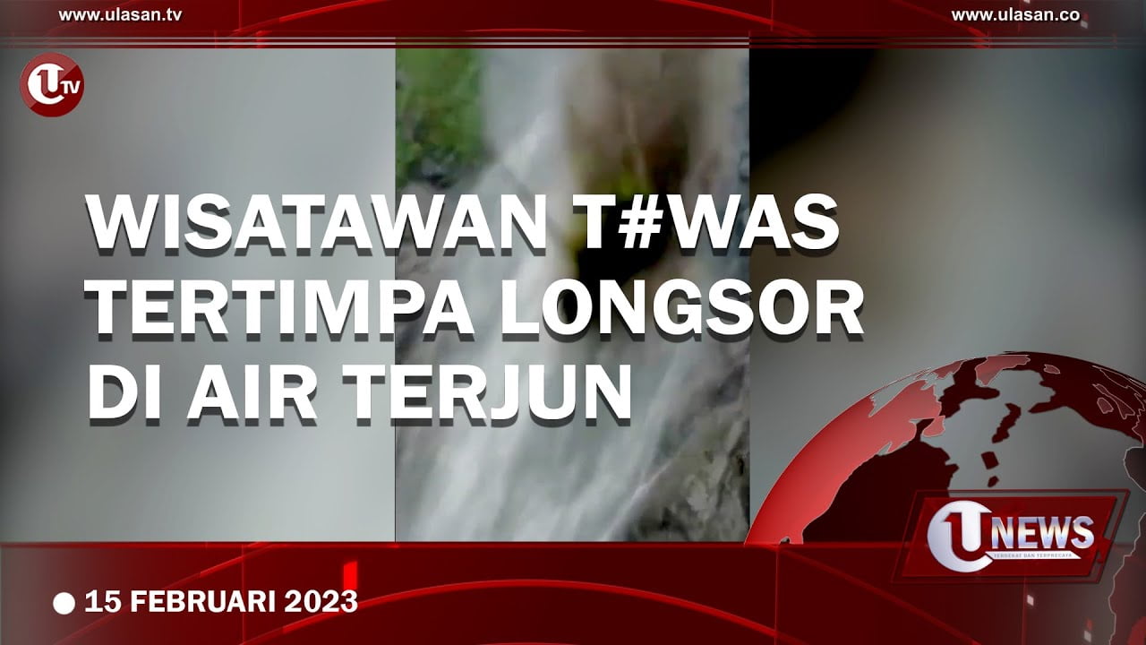 Mandi Air Terjun, Seorang Pengunjung Tewas Tertimpa Longsor
