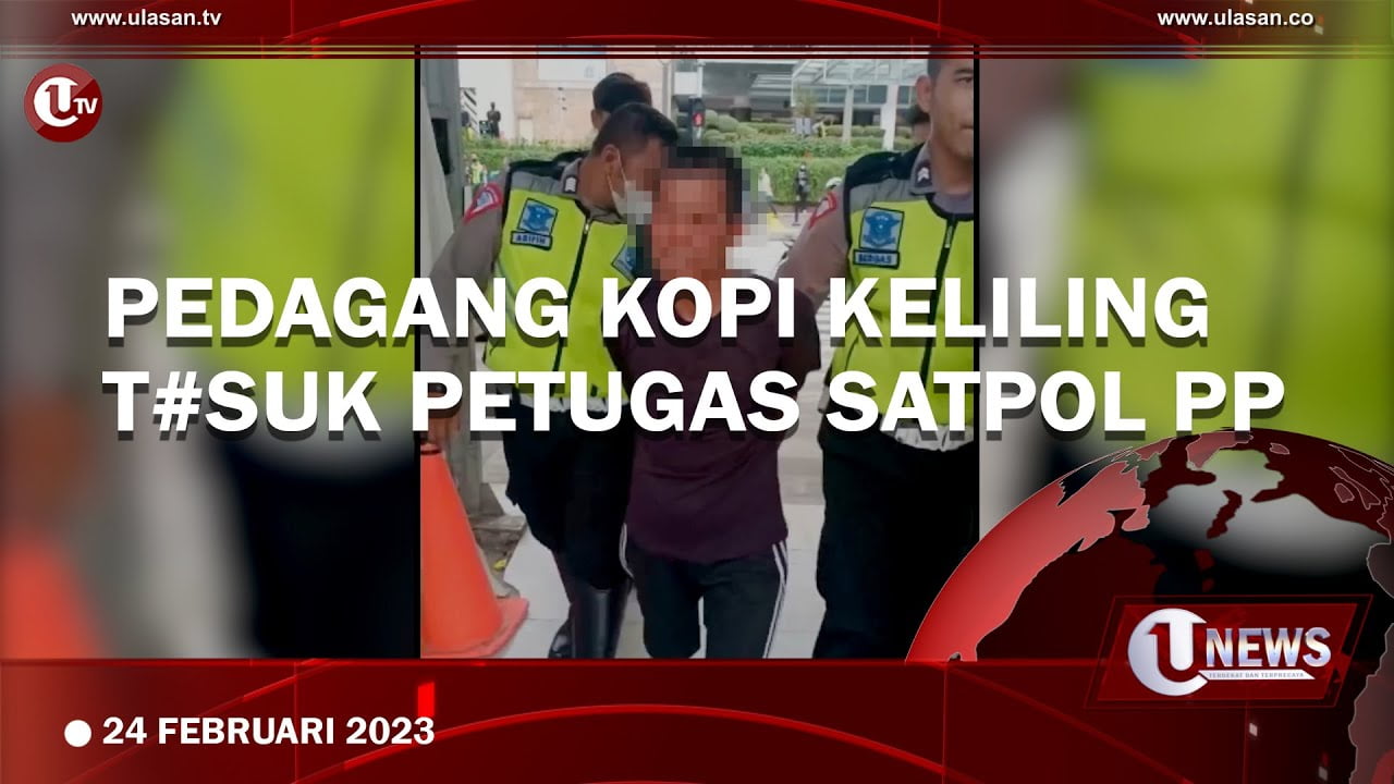 Pedagang Kopi Keliling Tusuk Anggota Satpol PP Jakarta
