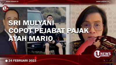 [Video] Sri Mulyani Copot Pejabat Pajak Imbas Kasus Penganiayaan