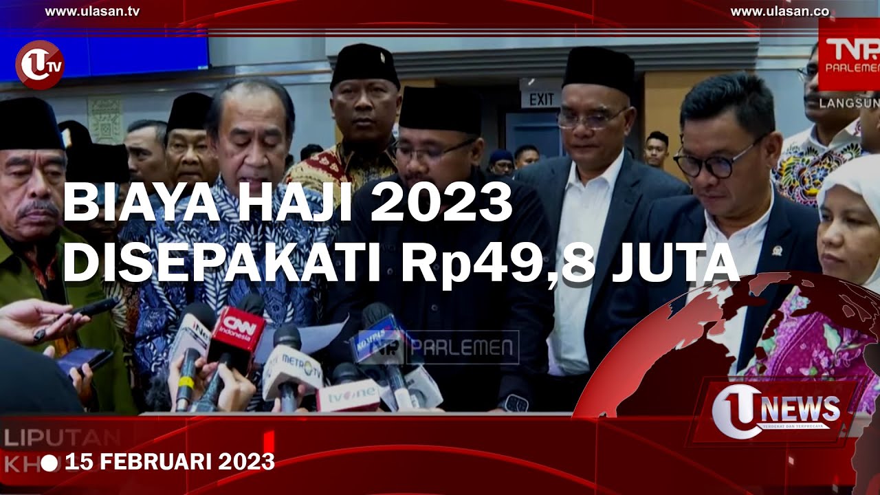 DPR dan Kemenag Sepakati Biaya Haji 2023 Rp49,8 Juta