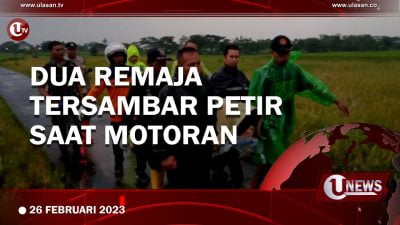 [Video] Dua Remaja Putri Tersambar Petir saat Bersepeda Motor