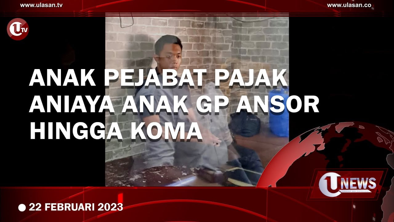 [Video] Anak Pejabat Pajak Aniaya Anak Pengurus GP Ansor