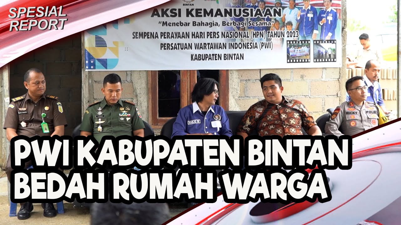 [Video] PWI Kabupaten Bintan Bedah Rumah Warga | U-NEWS SPECIAL REPORT