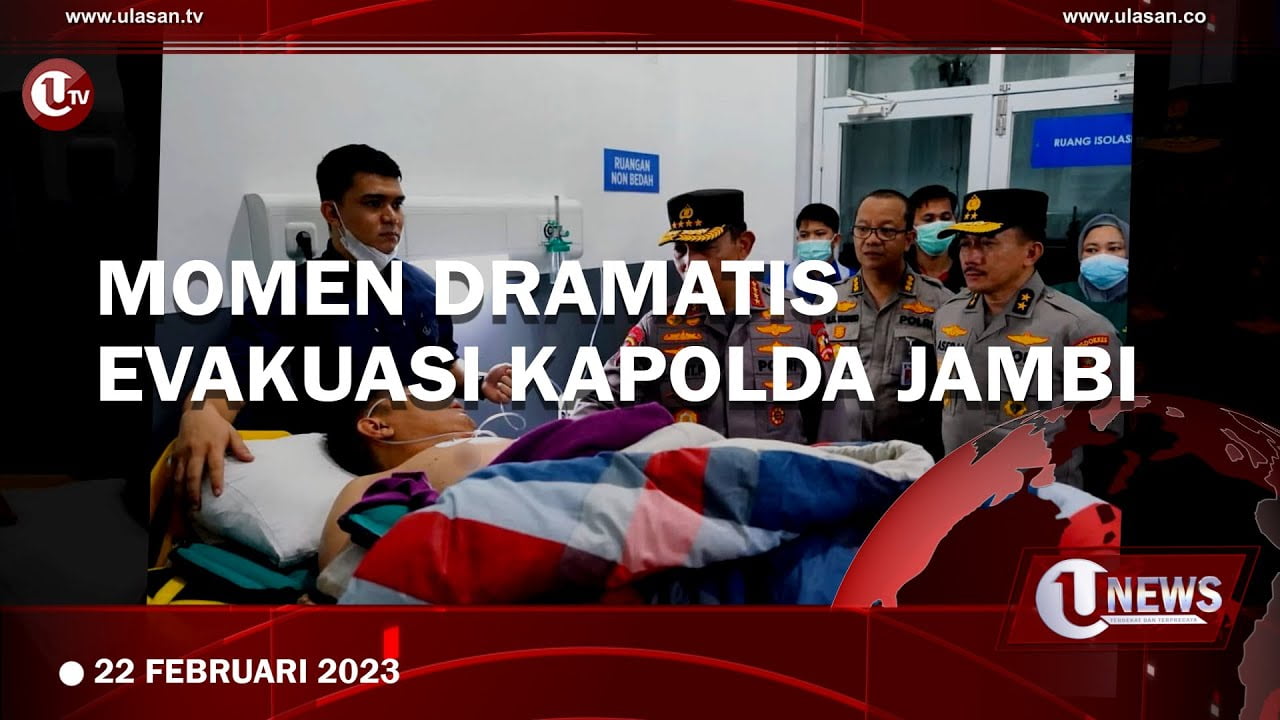 [Video] Momen Dramatis Evakuasi Kapolda Jambi Menggunakan Helikopter