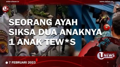 [Video] Tragis Ayah di Cimahi Tega Siksa Dua Anaknya