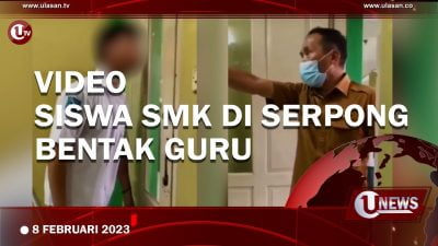 [Video] Tak Terima Ditegur, Siswa SMK di Serpong Bentak Guru