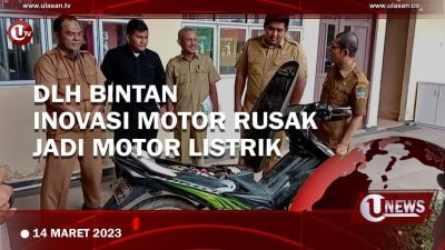 [Video] Dinas Lingkungan Hidup Bintan Inovasi Motor Listrik
