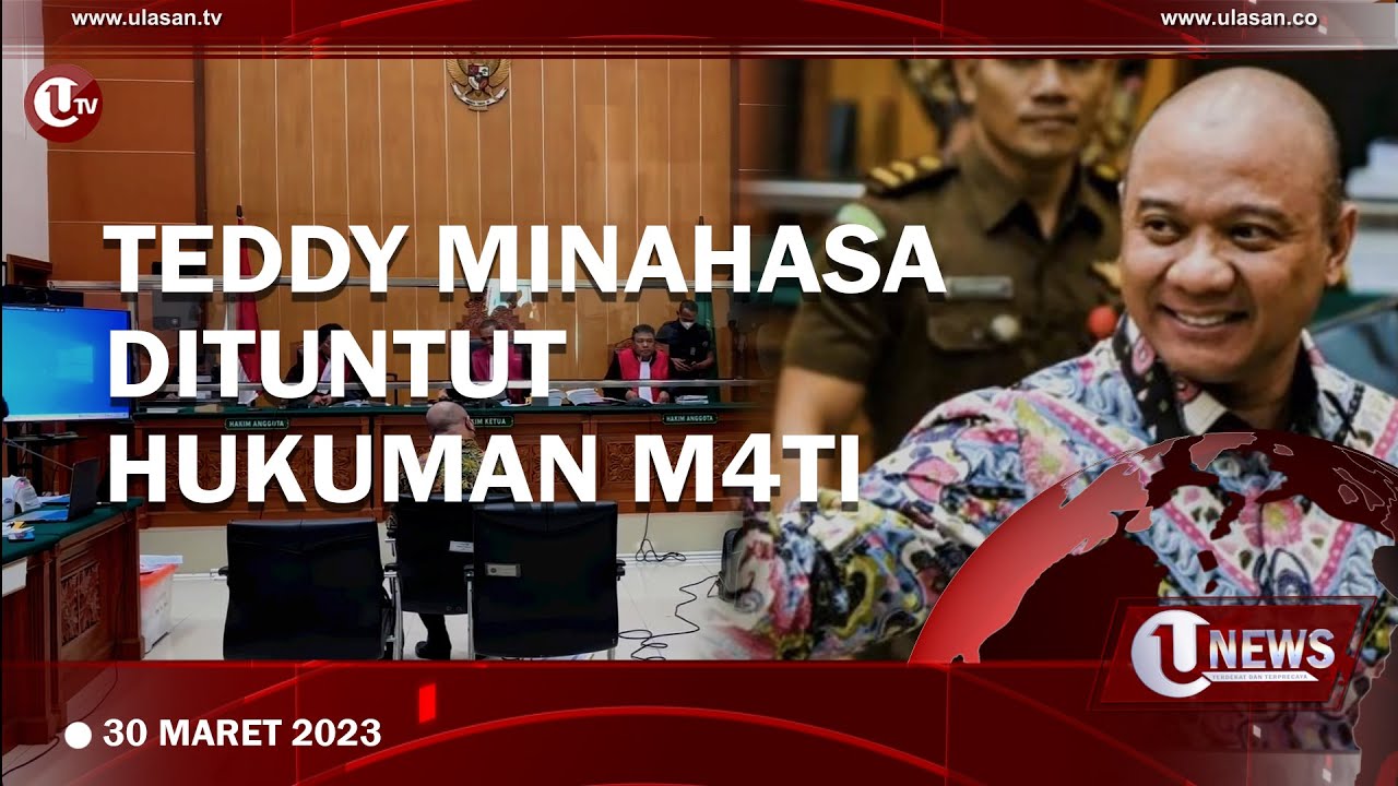 Teddy MIinahasa Dituntut Hukuman Mati Kasus Narkoba