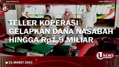 [Video] Teller Koprasi Gelapkan Dana Nasabah Hingga Rp1,9 Miliar