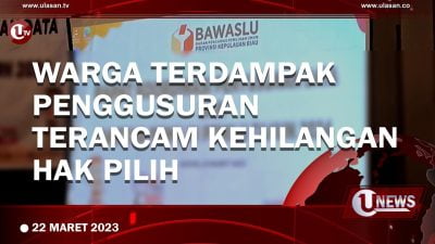 [Video] Warga Terdampak Penggusuran Terancam Kehilangan Hak Pilih