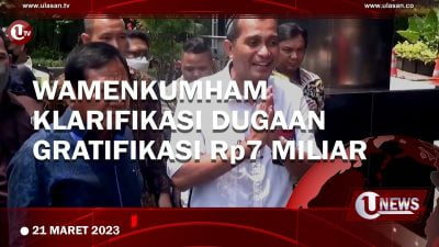 [Video] Dilaporkan IPW Terkait Gratifikasi, Wamenkumham Klarifikasi KPK