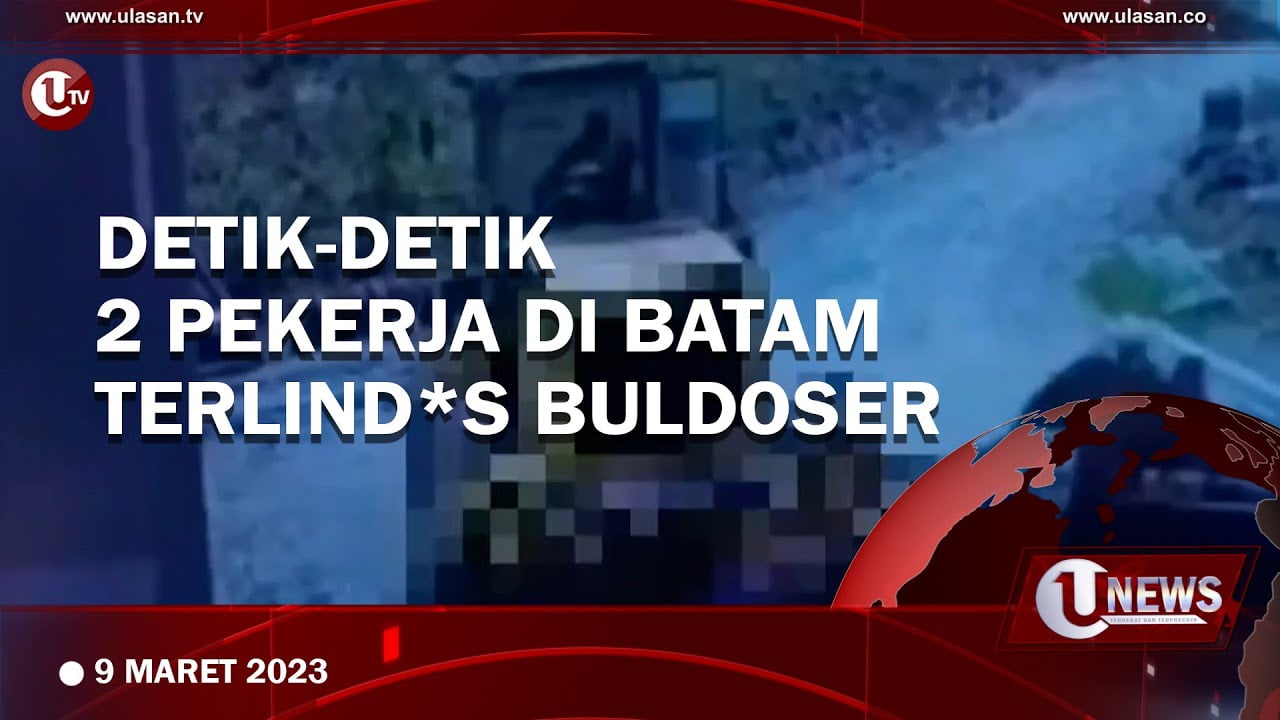 Dua Pekerja di Batam Tewas Terlindas Buldoser
