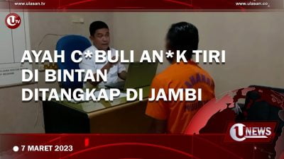 [Video] Dua Bulan Kabur, Pelaku Pencabulan Anak Tiri di Bintan Ditangkap