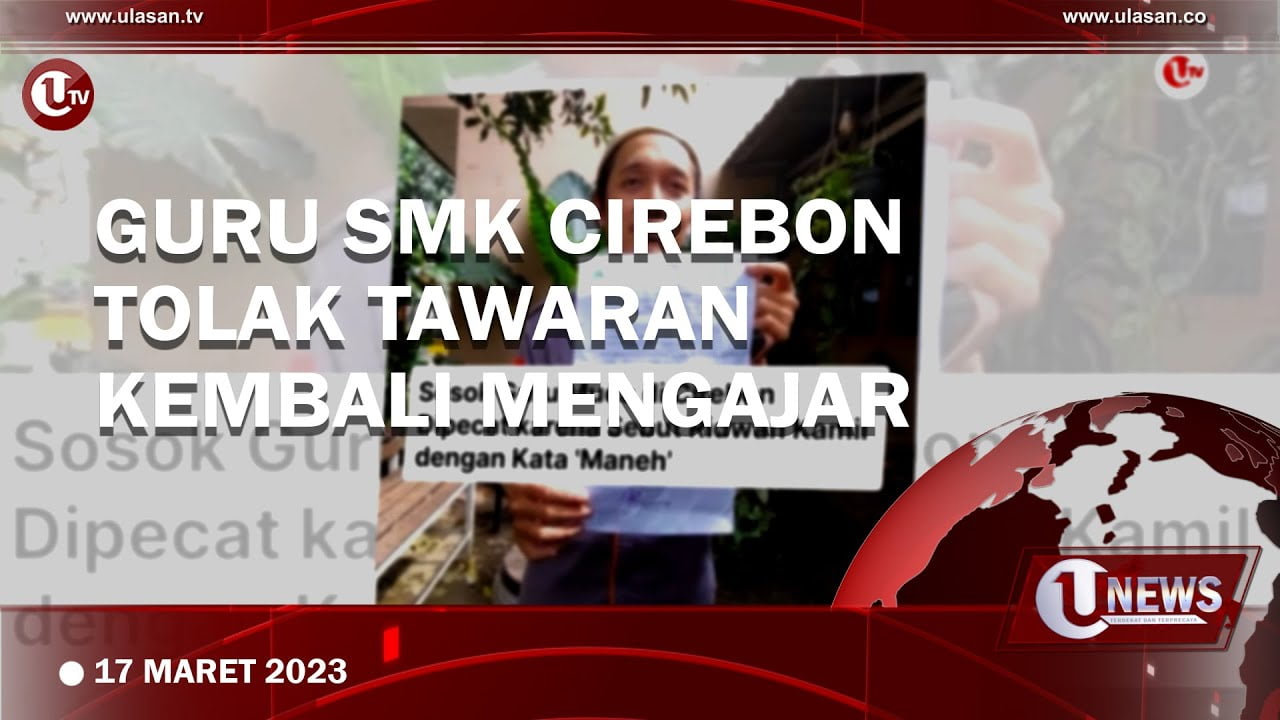 Ini Alasan Sekolah Memecat Guru Pengkritik Ridwan Kamil