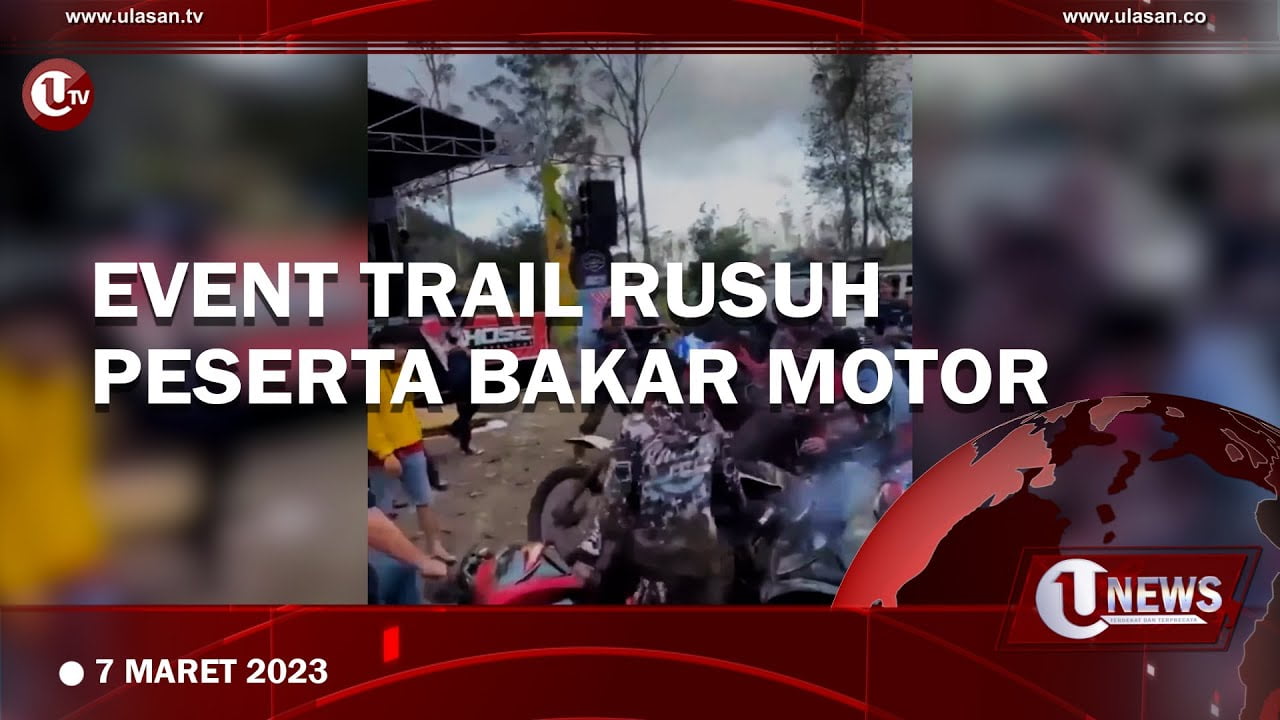 Event Motor Trail di Ciwidey Bandung Rusuh
