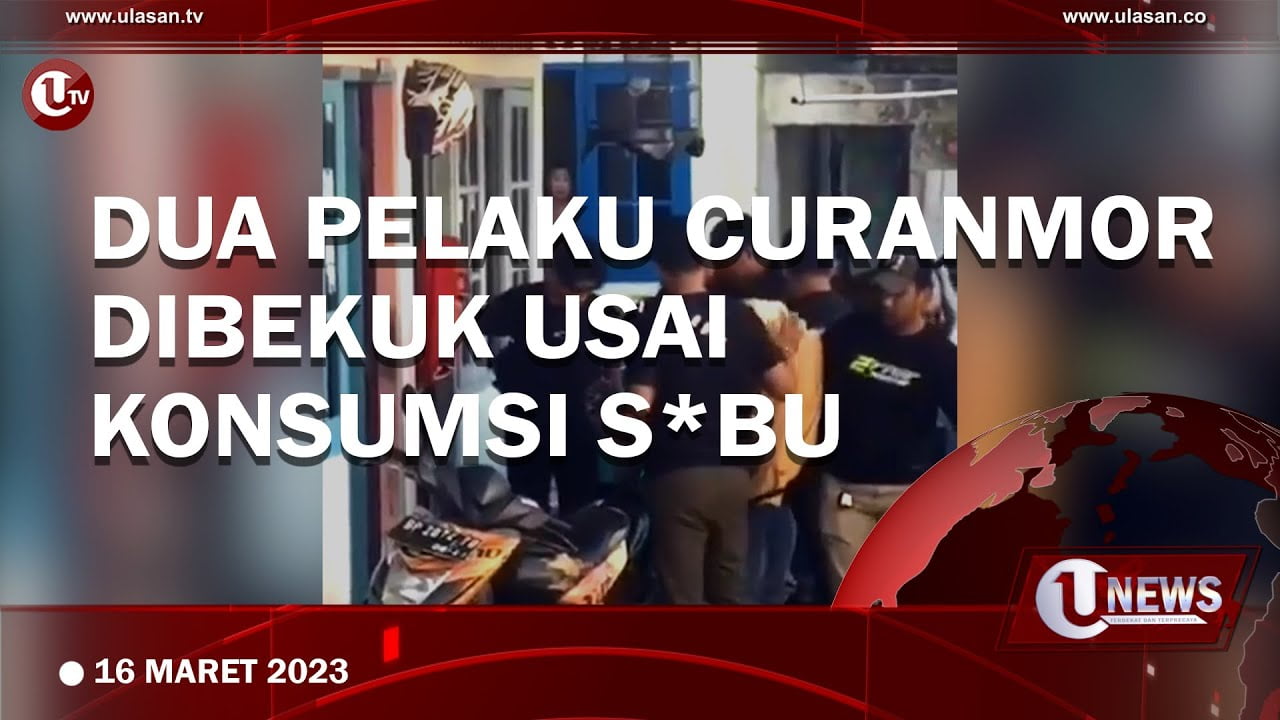 Dua Pelaku Curanmor Dibekuk Usai Konsumsi Sabu