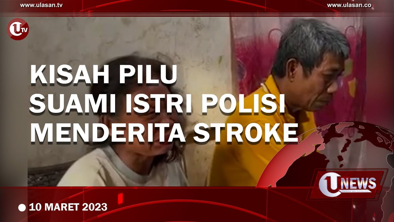 Kisah Pilu Suami Istri Polisi Menderita Stroke