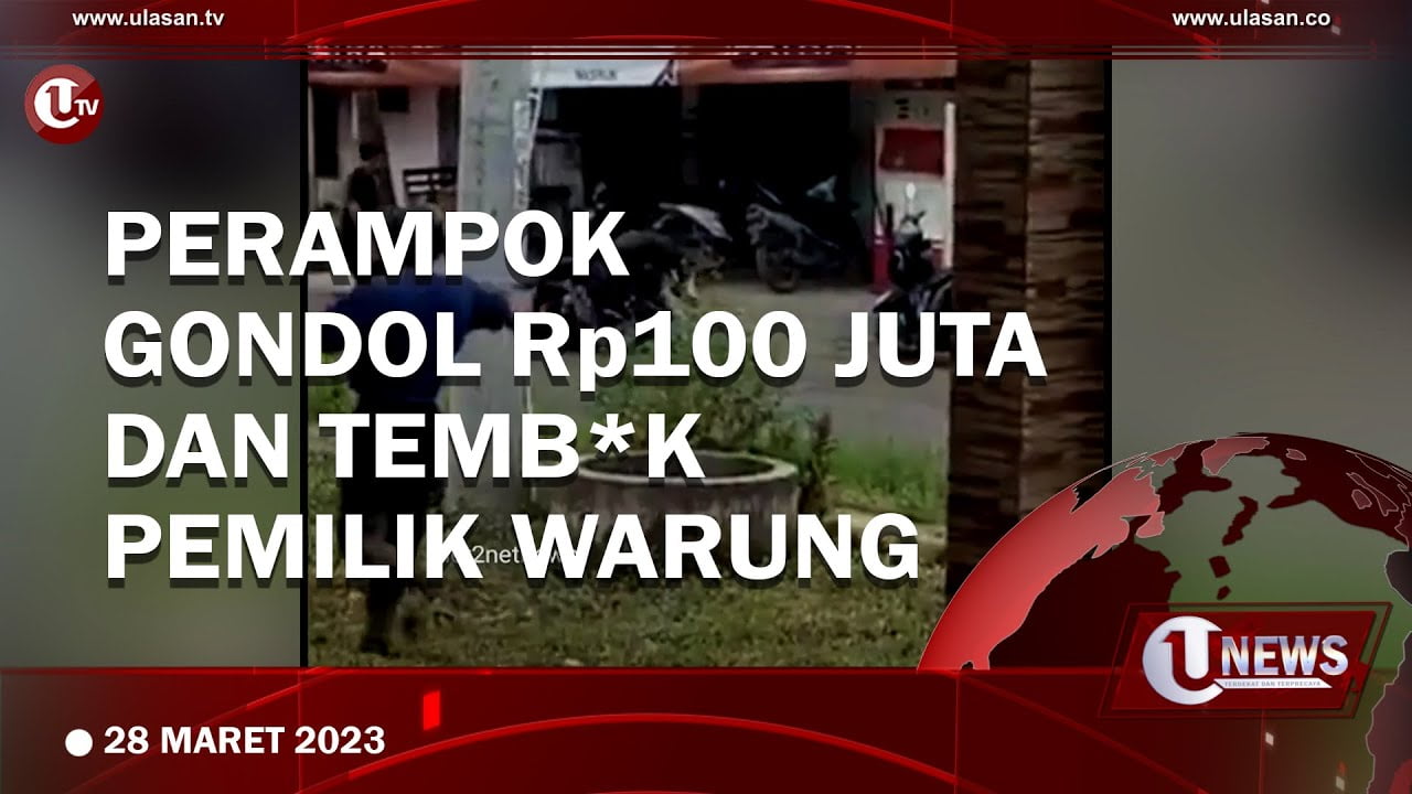 Perampk di Cilacap Tembak Pemilik Warung dan Warga
