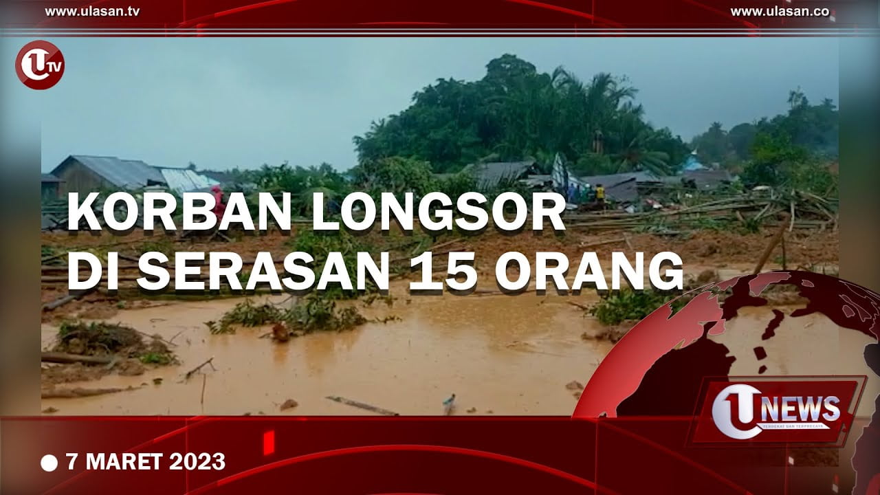 15 Orang Meninggal Dunia Akibat Longsor di Serasan Natuna