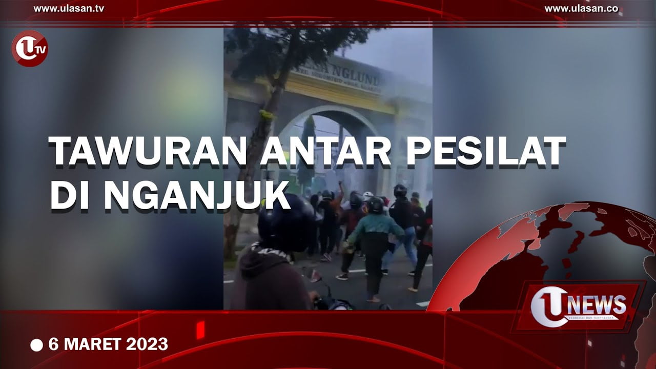 Tawuran Antar Pesilat Diwarnai Saling Lempar Batu